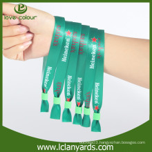 Custom sports sublimation fabric polyester material concert wristbands